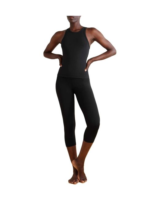 lululemon athletica Black Elastic Tank Vest