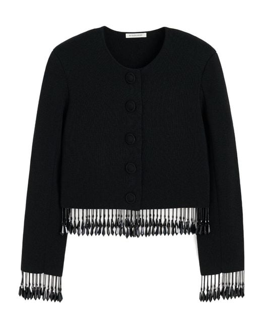 By Malene Birger Black Shelly Embellished Cardigan
