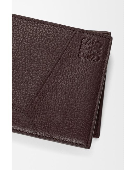Loewe Brown Puzzle Bi-Fold Wallet for men