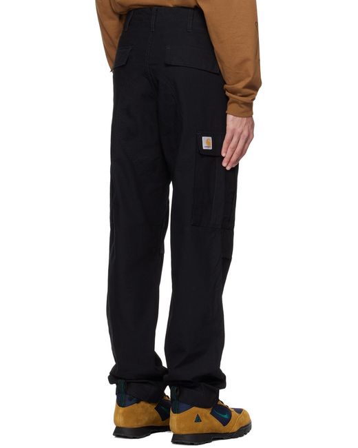 Carhartt Black Wip Regular Cargo Pants for men