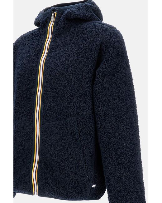 K-Way Blue Jack Sherpa Polar Reversible Jacket for men