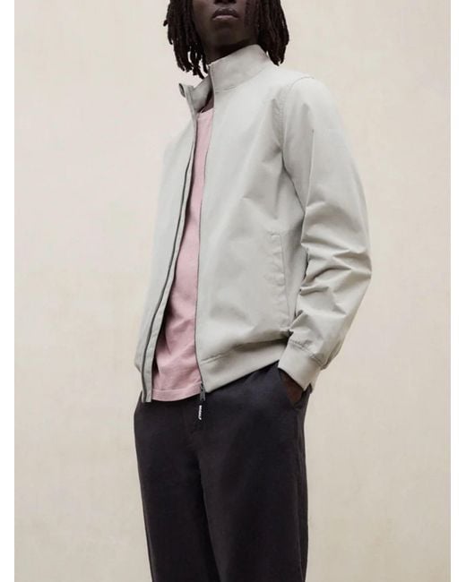 Ecoalf White Pikes Zip-Up Jacket for men
