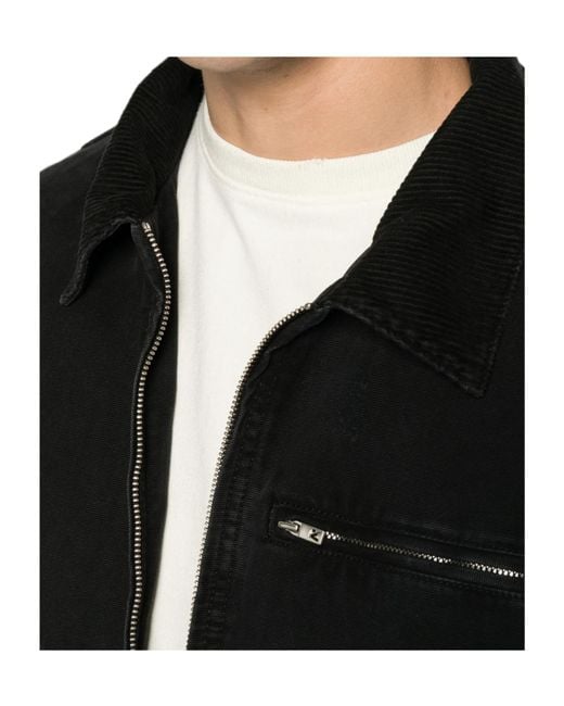 Represent Black Long-Sleeve Casual Jacket for men