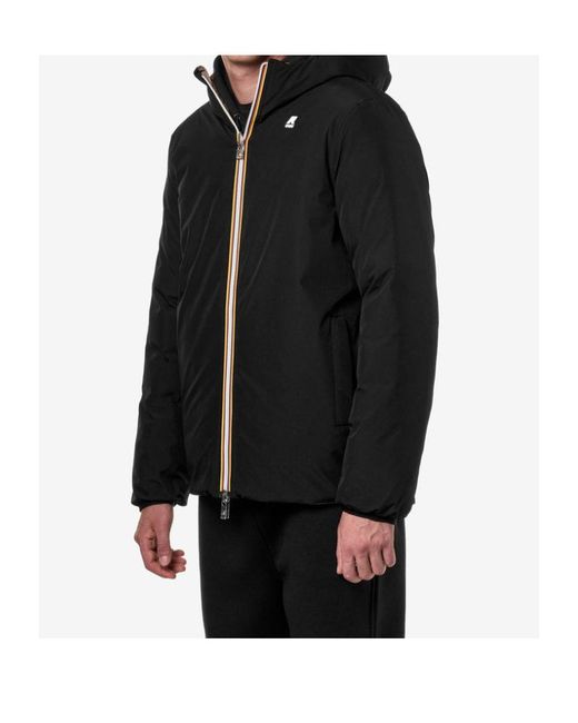K-Way Black Jack St Thermo Reversible Jacket for men