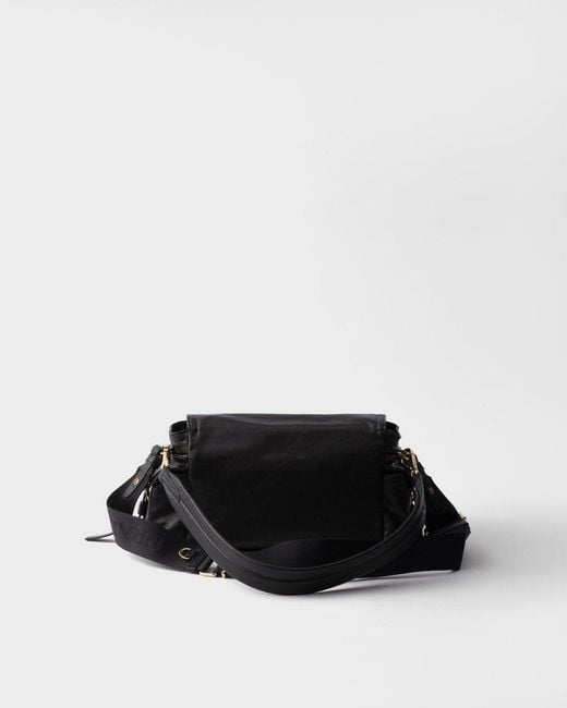 Prada Black Explore Re-Nylon Medium Shoulder Bag