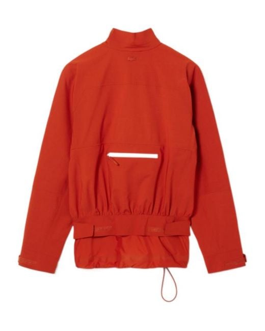 Lacoste Red Half-Zip Stand-Collar Jacket for men