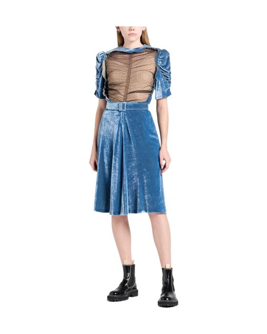 Maison Margiela Blue Midi Dresses