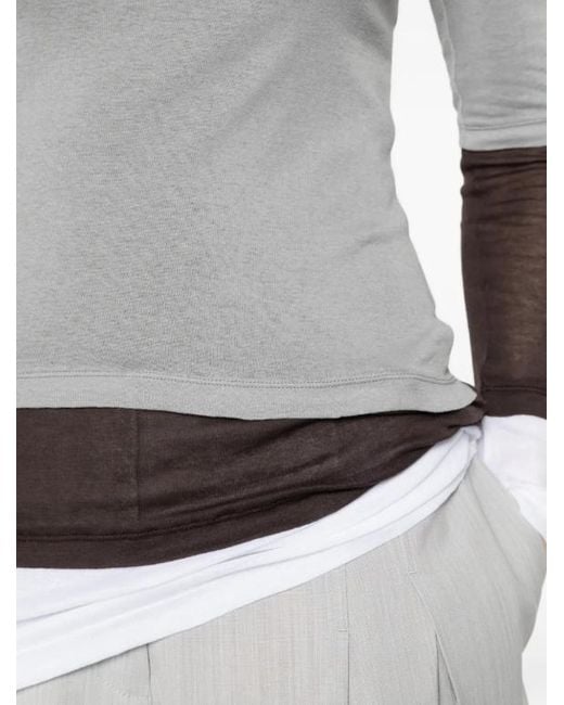 GIMAGUAS Gray Gemma Layered Mini Dress
