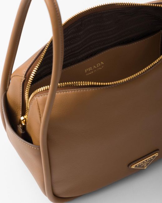 Prada Brown Darling Leather Handbag
