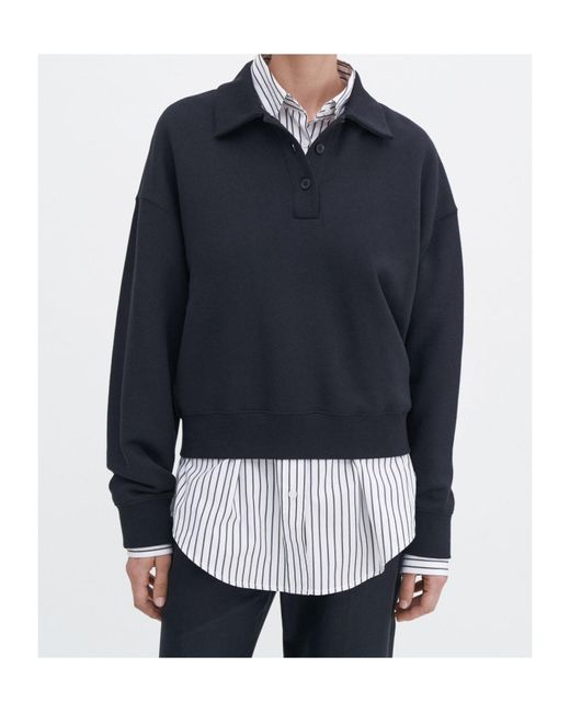 Filippa K Blue Jersey Polo Shirt