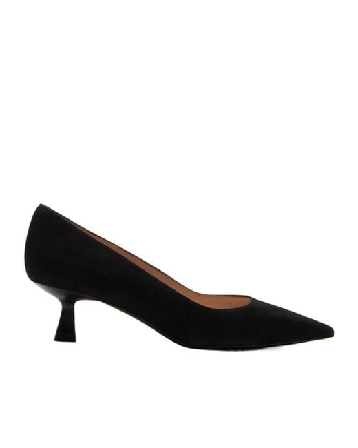 Stuart Weitzman Black Stuart Sculpt Pump 50