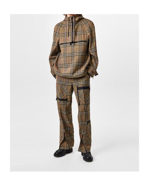 Burberry Green Logo Track Pants for men