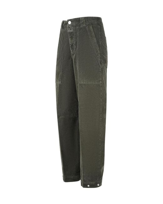 Closed Green Rhannon Wide-Leg Pants
