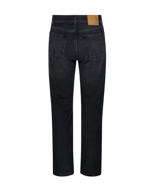 Haikure Black Logo Patch Classic Jeans for men