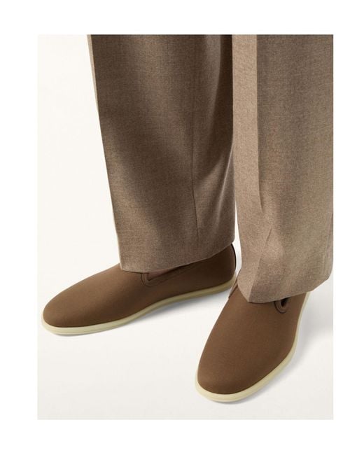 Loro Piana Brown Venice Walk The Gift Of Kings Loafer for men