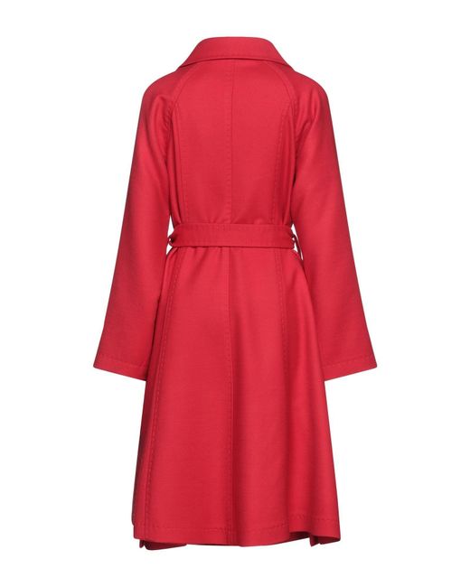 Dolce & Gabbana Red Full-Length Jacket