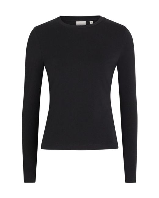Varley Black Jersey Top