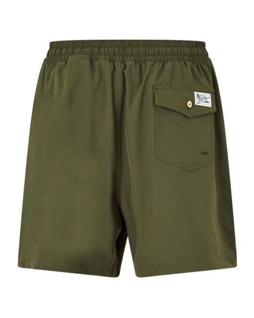 Polo Ralph Lauren Green Traveller Swim Shorts for men