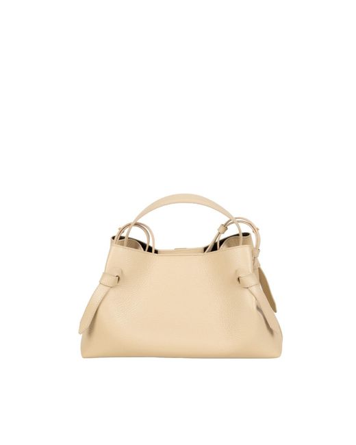 Yuzefi Natural Mini Gyoza Top-Handle Tote Bag