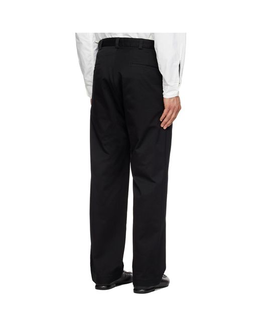 Nanamica Gray Wide-Leg Straight-Leg Casual Pants for men