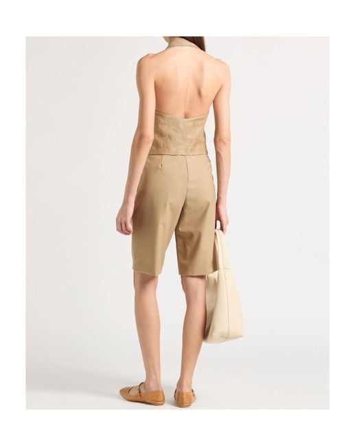 Max Mara Natural Backless Top