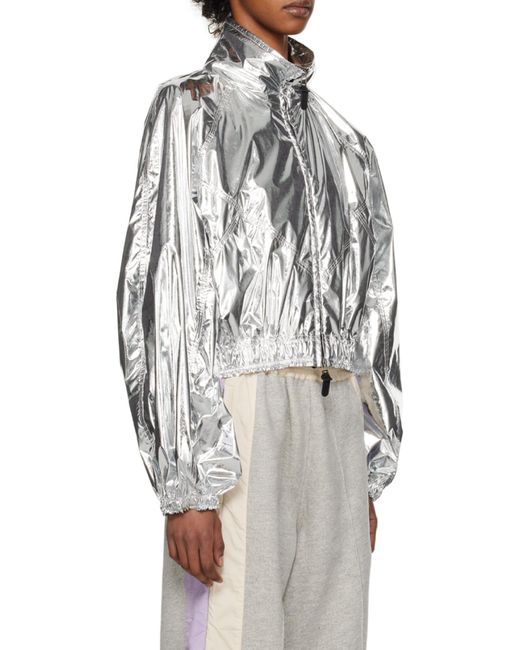 Moncler White Flatbush Windbreaker