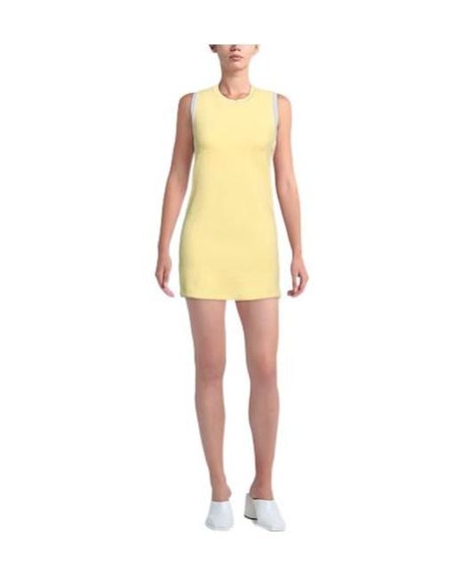 Jacquemus Yellow Two-Tone Bodycon Dress