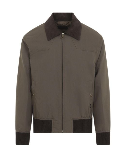 Prada Gray Long-Sleeved Casual Jacket for men
