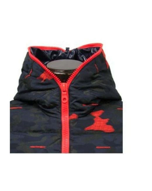 Hydrogen Multicolor Hoded Camouflage Down Jacket for men