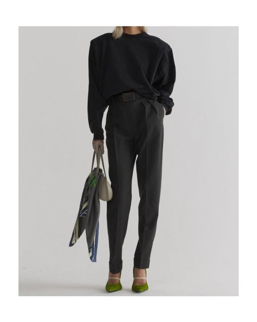 Mugler Black Bat Long Sleeve T-Shirt