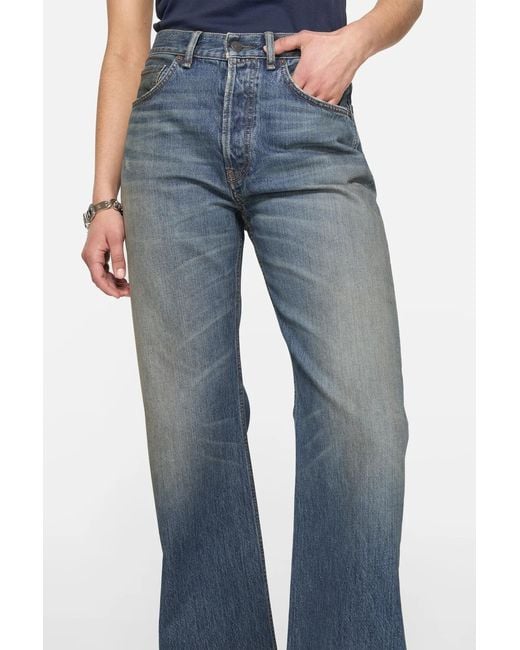 Acne Blue Regular-Fit Jeans