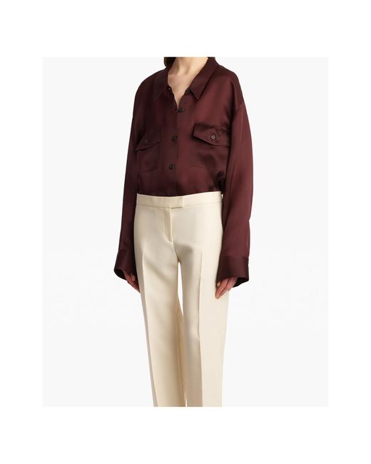 Khaite Purple Matteo Top