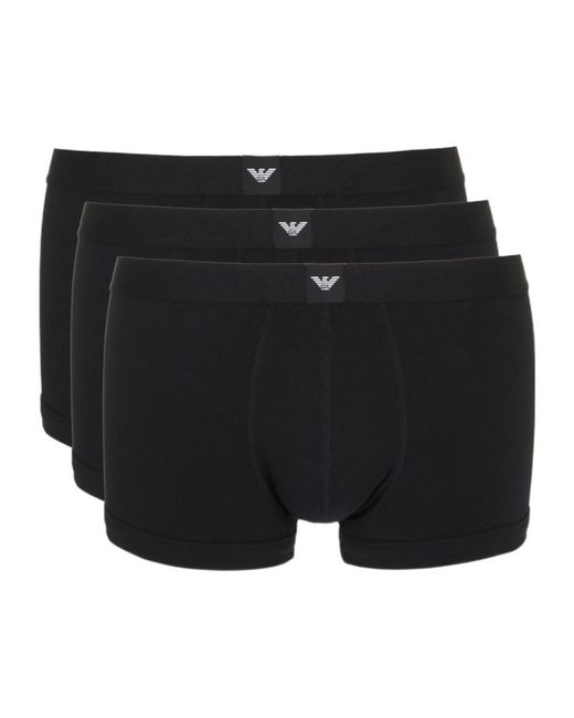 Emporio Armani Black 3 Pack Bottom for men