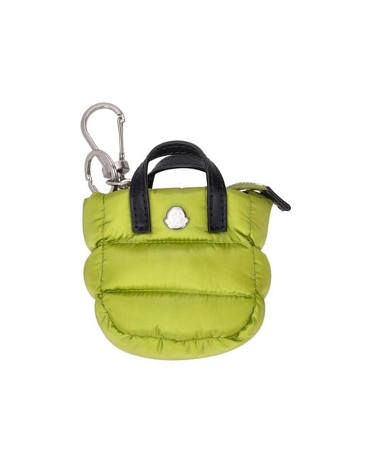 Moncler Yellow Caradoc Quilted Keyring