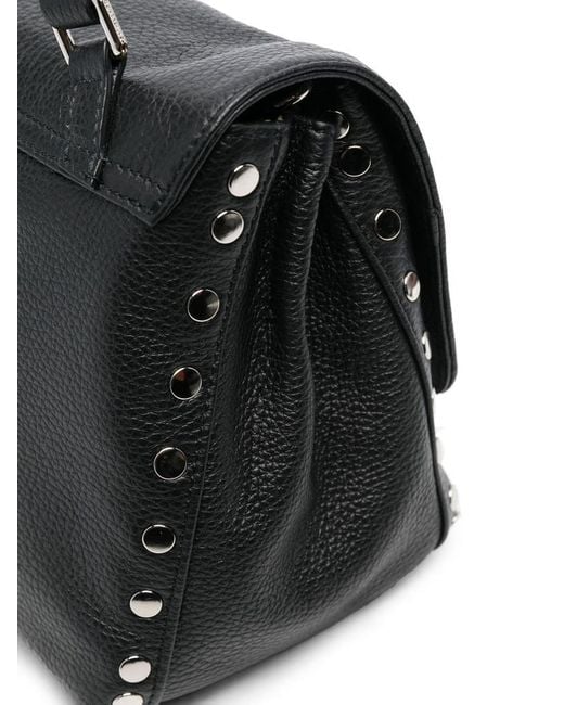 Zanellato Black Small Postina Messenger Bag