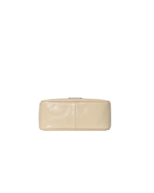 COACH Natural Zippered Shoulder Bag