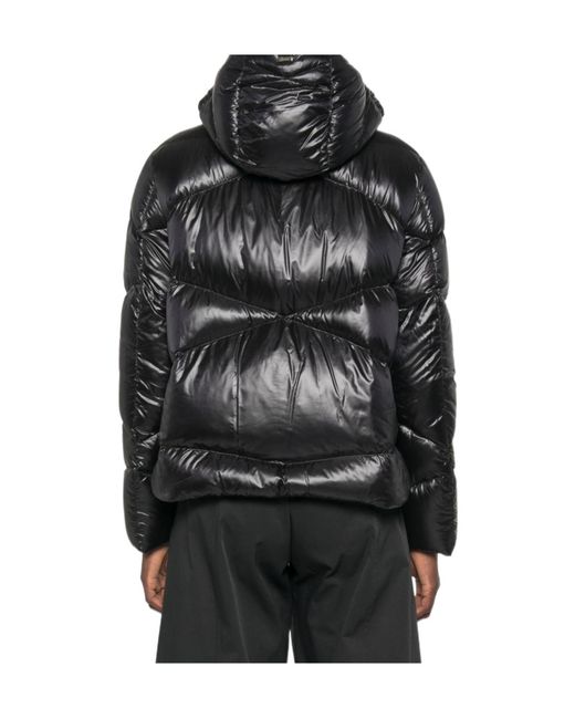Herno Black Zippered Down Jacket