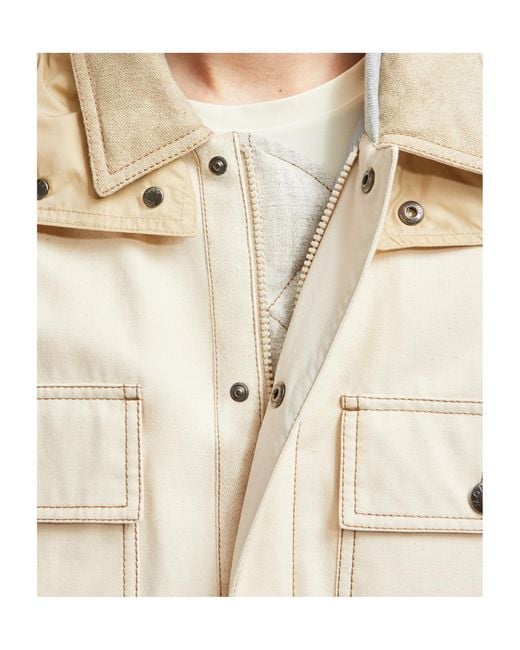 Moncler Natural Grenoble Kelpius Down Field Jacket for men