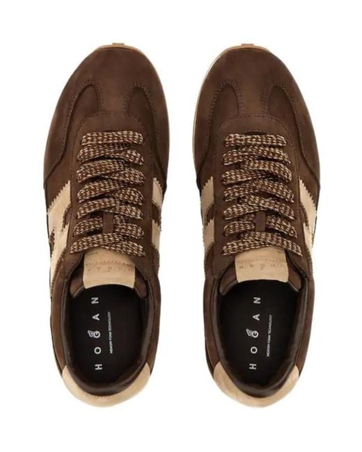 Hogan Brown Sneakers Athletic