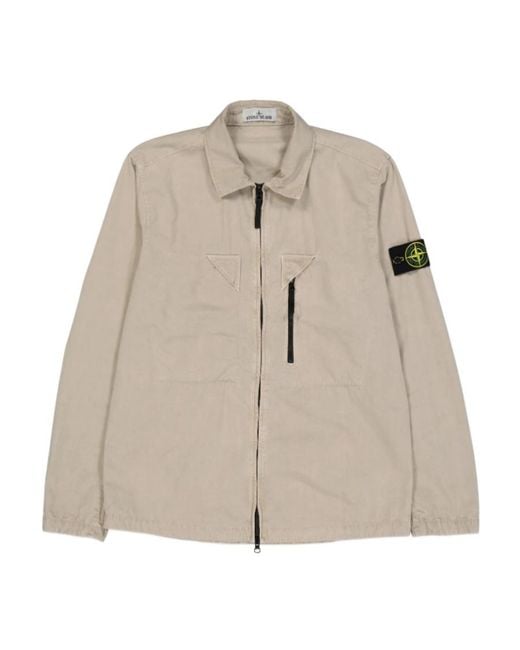 Stone Island Natural Logo Casual Jacket for men