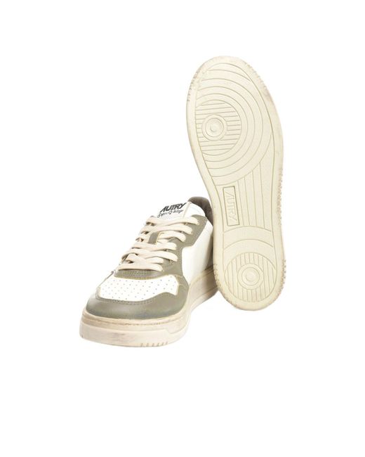 Autry Natural Medalist Super Vintage Low-Top Sneakers