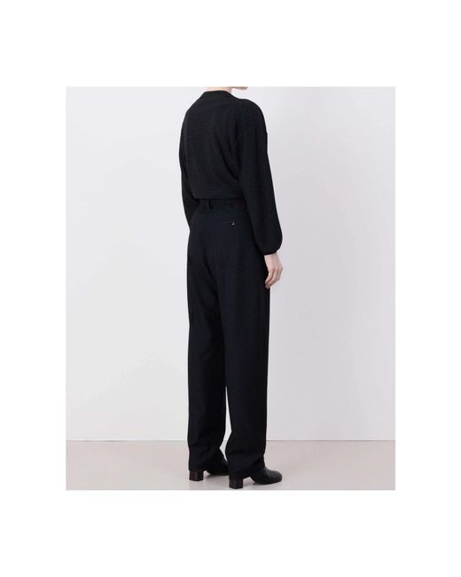 Lemaire Blue Straight-Leg Tailored Trousers