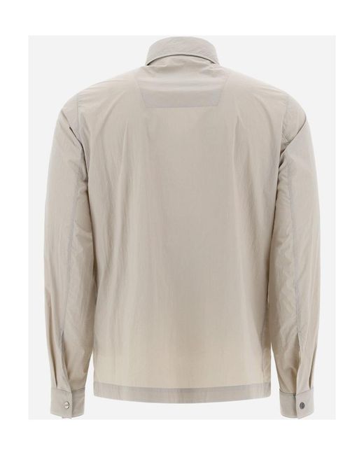 Herno Gray Flap Pocket Coat for men
