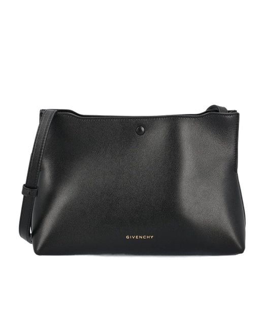 Givenchy Black Voyou Medium Shoulder Bag