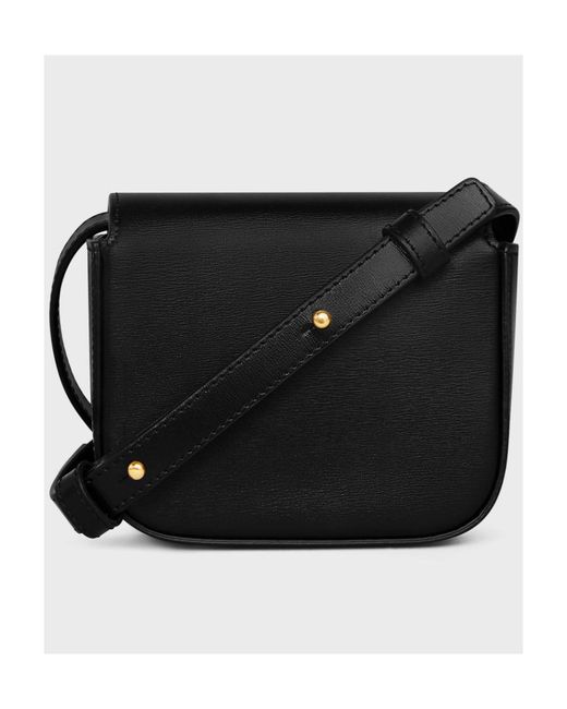 Céline Black Mini Triomphe With Strass Closure