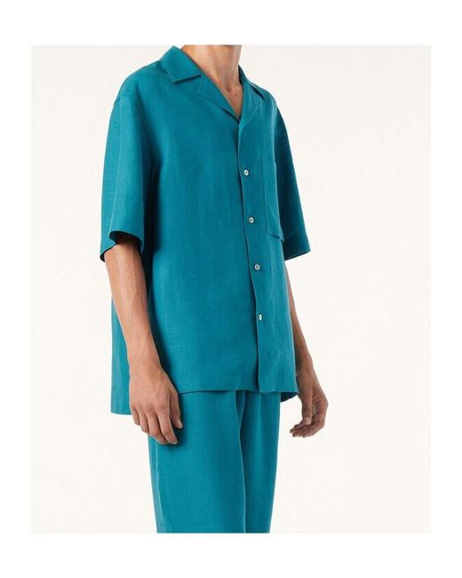 Loro Piana Blue Federico Shirt for men