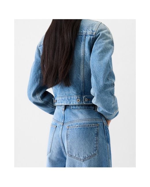 Jacquemus Blue The Ovalo De-Nîmes Denim Jacket