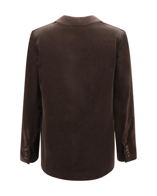 Lardini Brown Single-Breasted Blazer