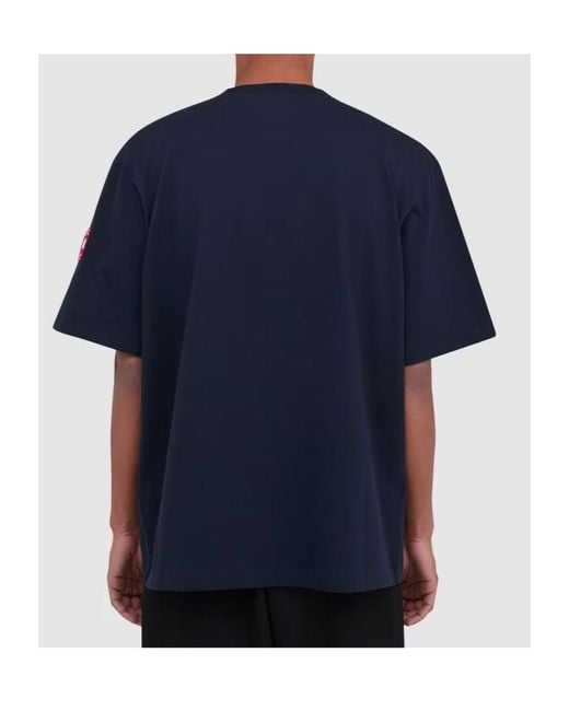 Canada Goose Blue Nova Logo Patch T-Shirt for men