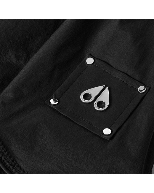 Moose Knuckles Black Classic Bomber Jacket